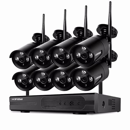 Комплект из 8-ми Wi-Fi камер высокого разрешения